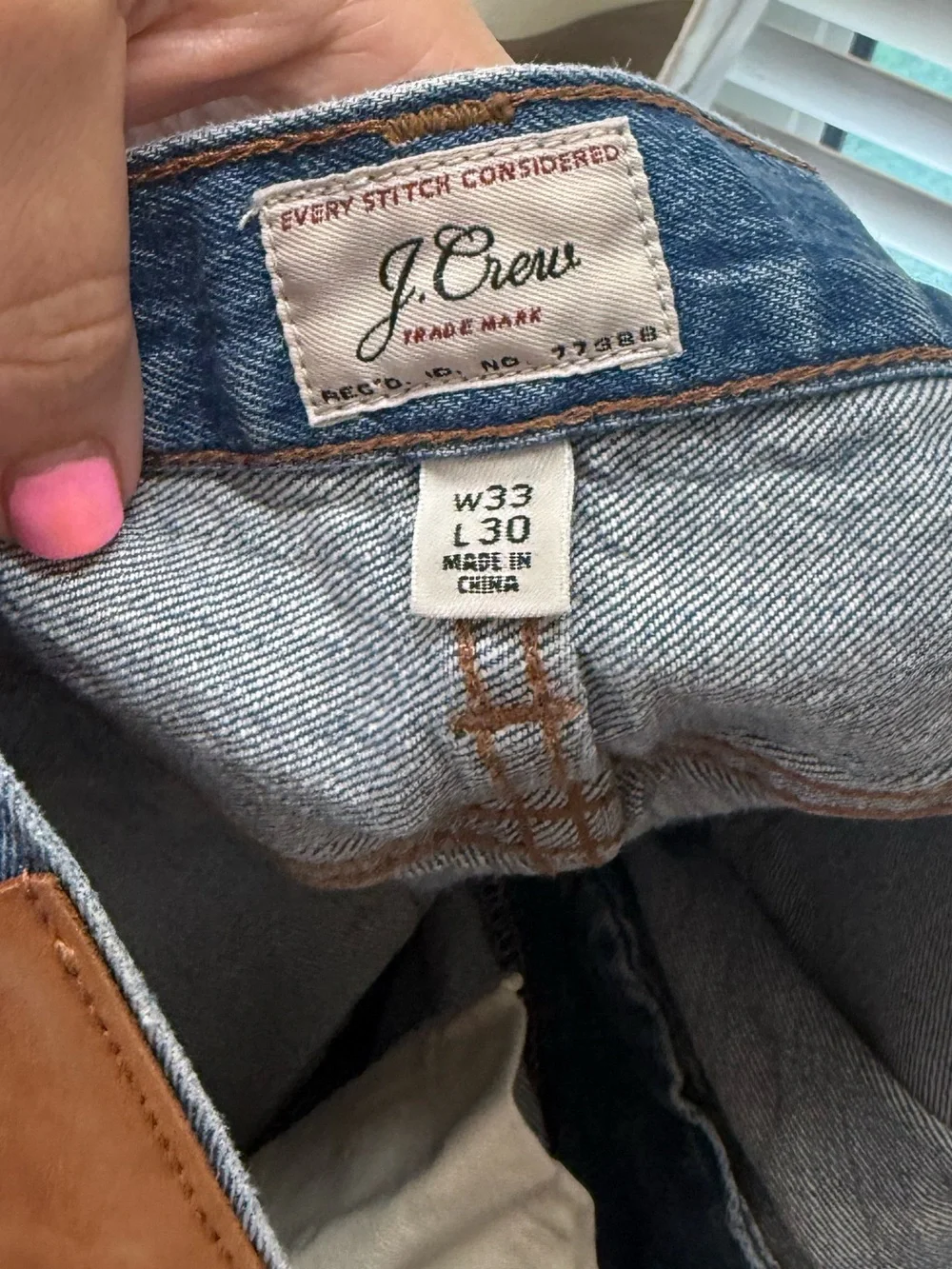J crew 770™ Straight-fit stretch jean in Tahoe wash size 33 x 30
